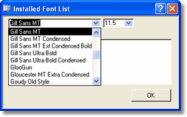 choosefont